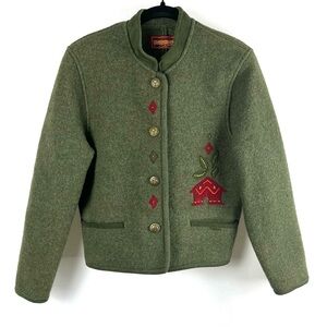 Geiger Collections Christmas Sweater -‎ Women’s 100% Pure New Wool - Size EU 36